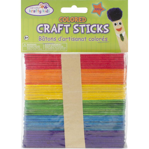 Colored Craft Sticks CW502