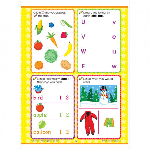 Little Thinkers Kindergarten Workbook 02111
