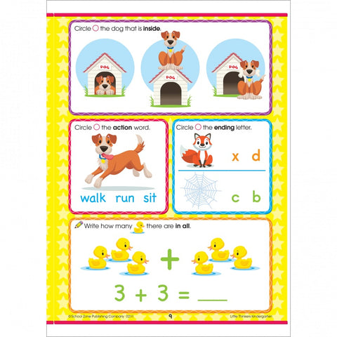 Little Thinkers Kindergarten Workbook 02111