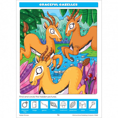 Hidden Pictures Activity Workbook 02348
