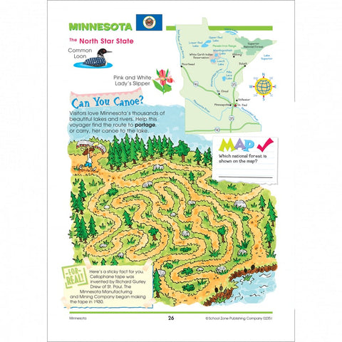 Travel the Great States Workbook 02351