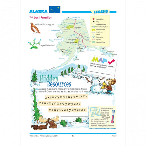 Travel the Great States Workbook 02351