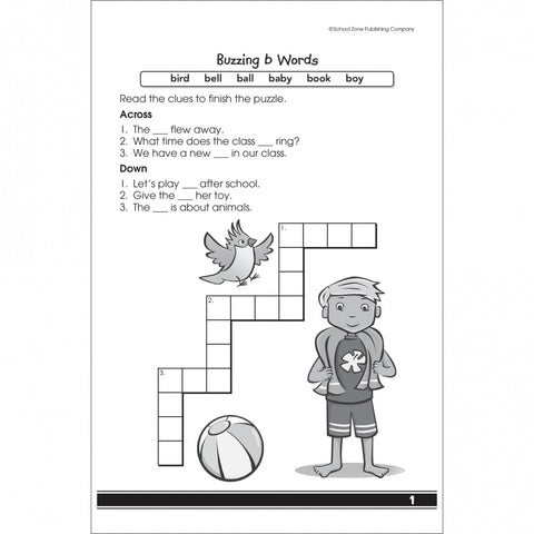 My First Crosswords Preschool Workbook 02739