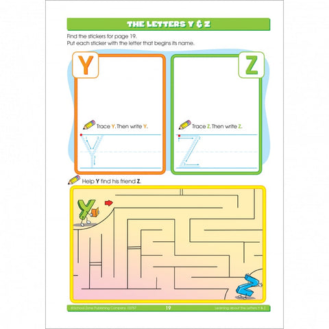Preschool Stickers Workbook 02757