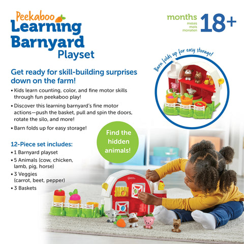 Peeksville Learning Barnyard Playset LER 7745