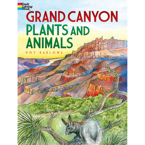 Dover Grand Canyon Plants and Animals Coloring Book
