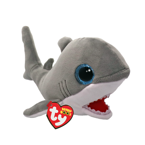 Finnegan- Grey Shark Beanie Boo 37376
