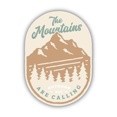 The Mountains Are Calling Sticker 0720-LSTK
