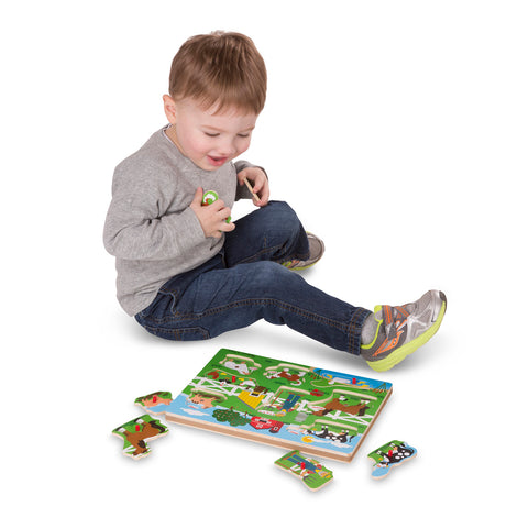 Old MacDonald sound puzzle in use