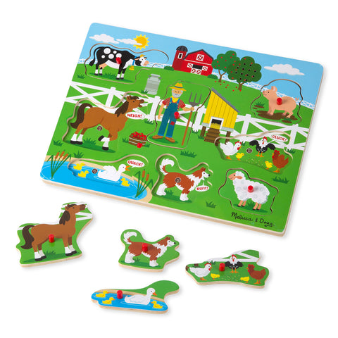 Old MacDonald puzzle and pieces