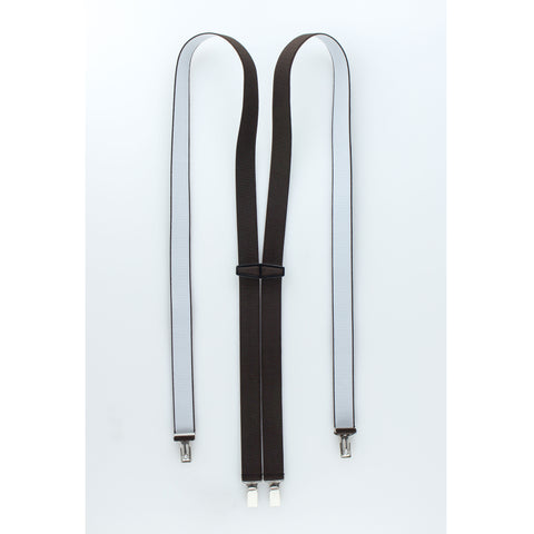 Dark Brown Shenandoah Clip Suspenders