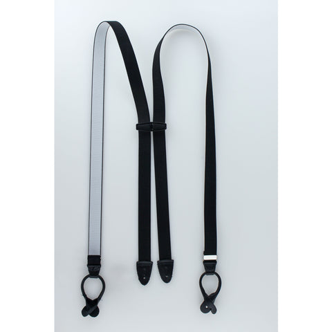 S2BP Black Shenandoah Button On Suspenders
