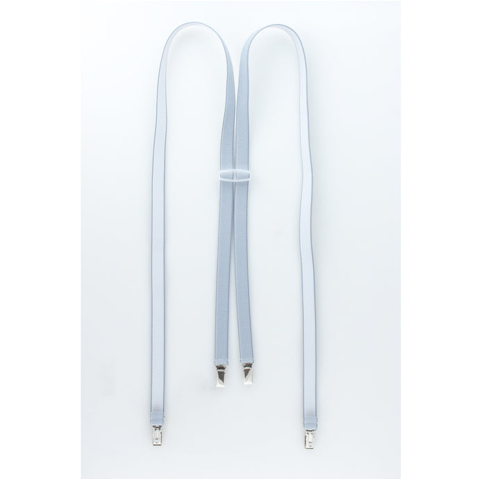 Light Gray Light Gray Adjustable Suspenders S1CP