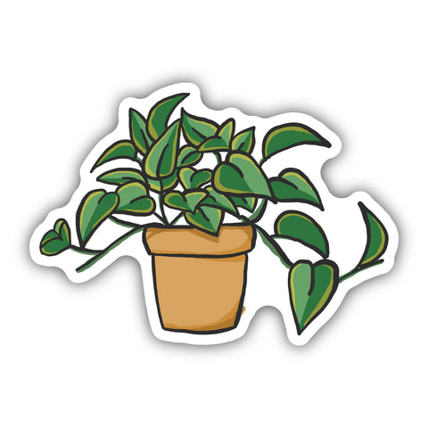 Potted Plant Sticker 0961-LSTK