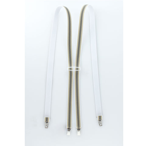 Shenandoah Broad Stripe Tan Suspenders