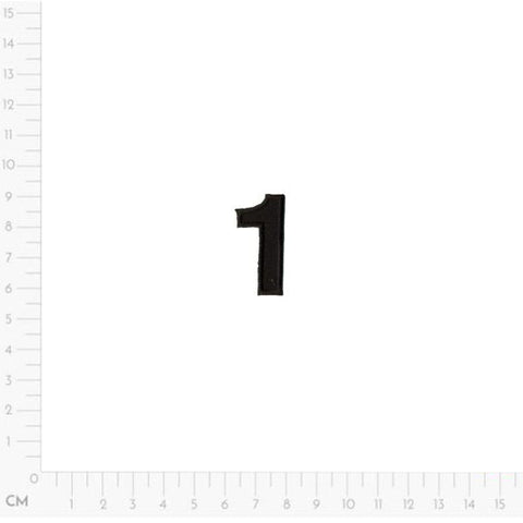 black one, Number Applique M1549