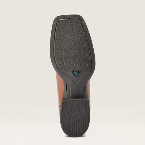 Bottom of Round Up Wide Square Toe Fashion Western Boot