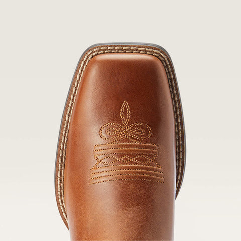 Top of Round Up Wide Square Toe Fashion Western Boot
