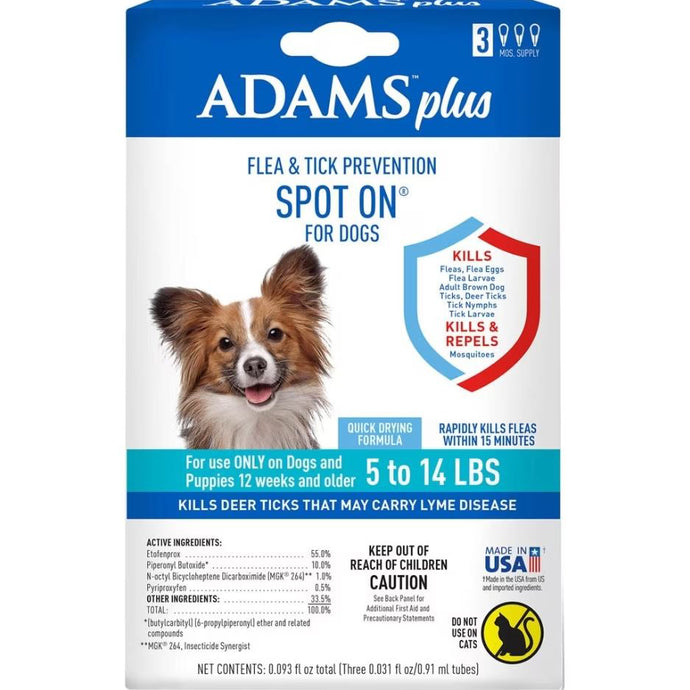 5 to 14 lbs. Flea & Tick Spot On for Dogs 100537683