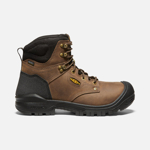 Keen men's Independence 6 inch waterproof work boot, side view