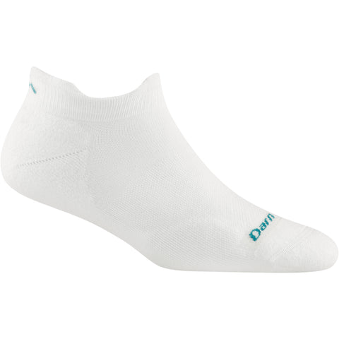 White Darn Tough no show sock