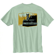 Jade Heather Men's Short-Sleeve Dog Graphic Pocket T-Shirt 105716-GA0