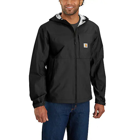 Black Storm Defender Lightweight Rain Jacket