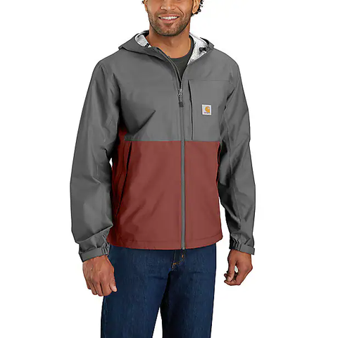 Steel/Apple Butter Storm Defender Lightweight Rain Jacket