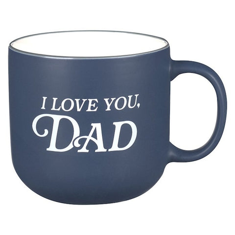 I Love You, Dad Navy Blue Coffee Mug MUG1125 front view