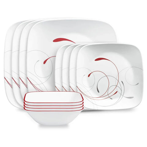 Square Splendor 12-Piece Dinnerware Set 1147190