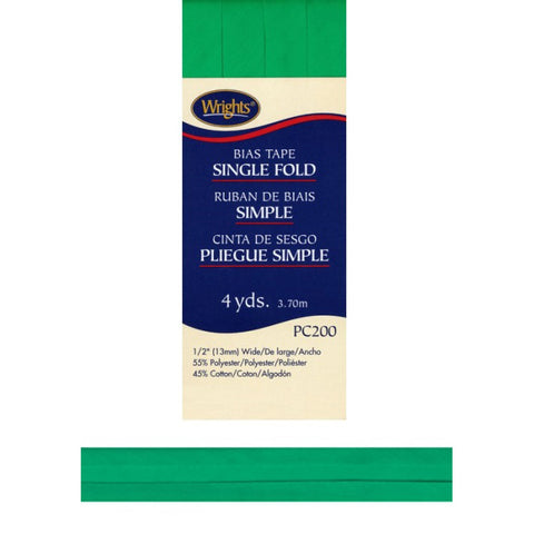 Emerald Bias Tape Single Fold 117200-0044