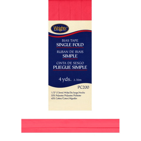 Red Bias Tape Single Fold 117200-0065