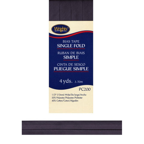Plum Bias Tape Single Fold 117200-0572