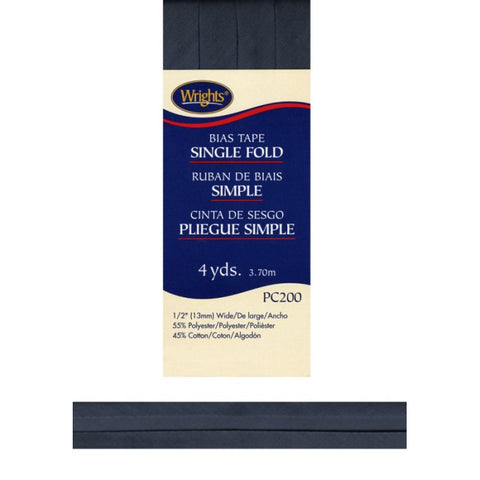 Stone Blue Bias Tape Single Fold 117200-0584