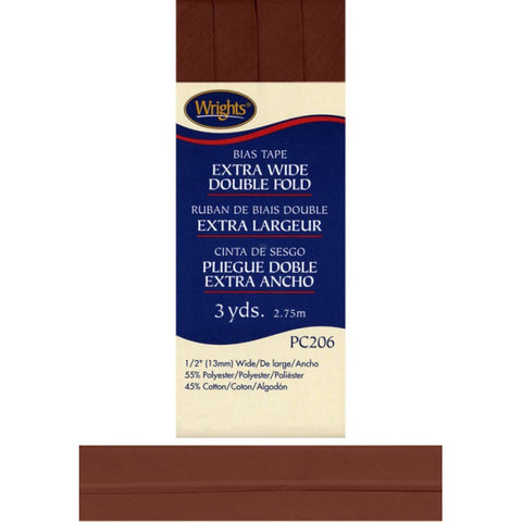 Bark Bias Tape Extra Wide Double Fold 117206-1236