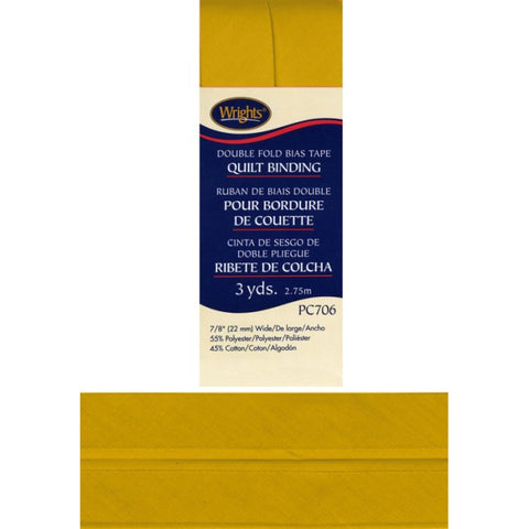 Canary Double Fold Bias Tape Quilt Binding 117706-0086