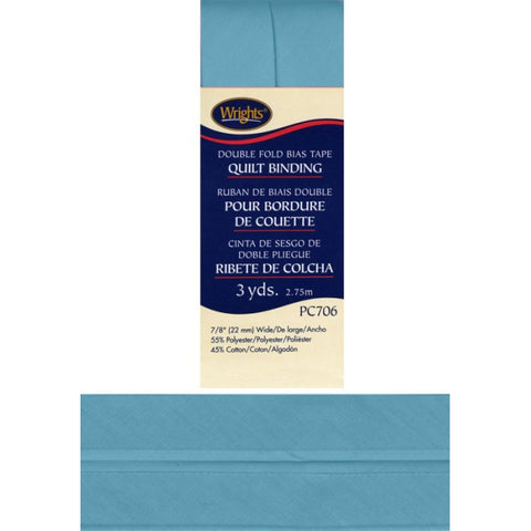 Blue Double Fold Bias Tape Quilt Binding 117706-0515