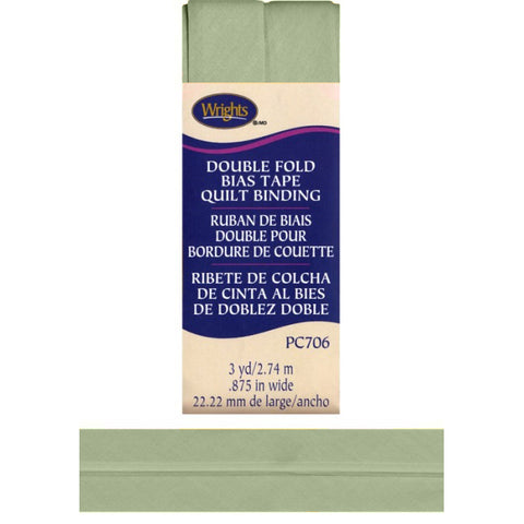 Sage Double Fold Bias Tape Quilt Binding 117706-0528