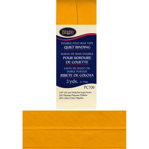 Marigold Double Fold Bias Tape Quilt Binding 117706-1246