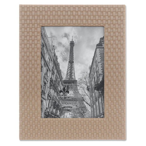 Cashmere Leather Weave Design Picture Frame