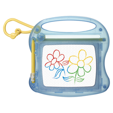 color magnetic mini sketch clear blue
