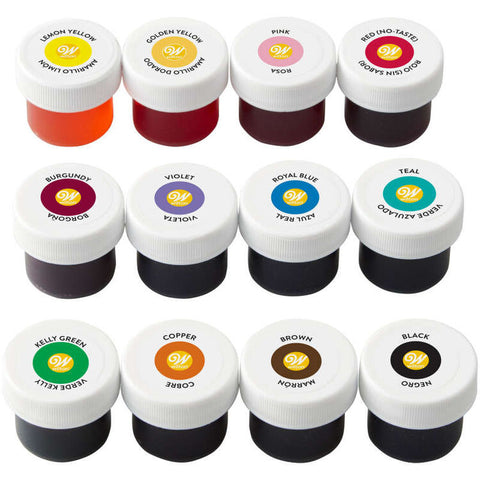 12 icing colors