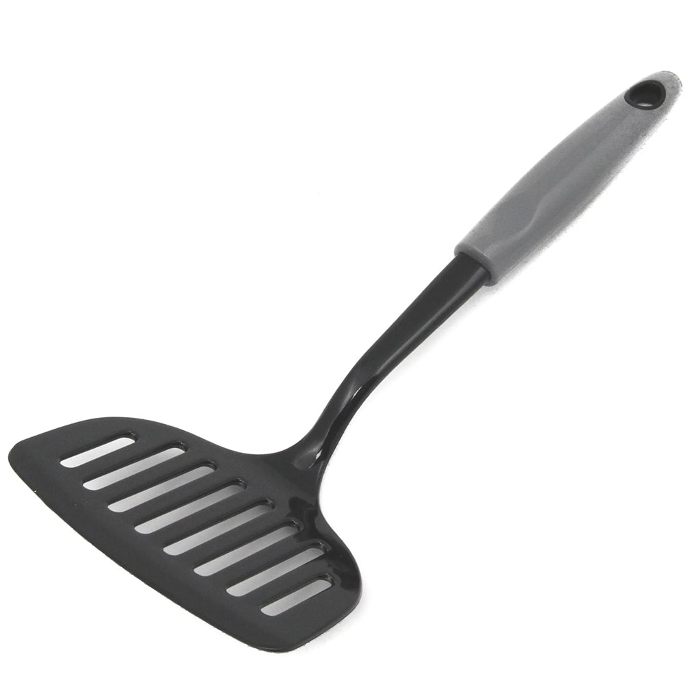 OXO Softworks Square Turner Slotted Nylon Cooking Utensil Spatula Black,  3-Pack