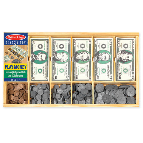 Melissa & Doug Play money set
