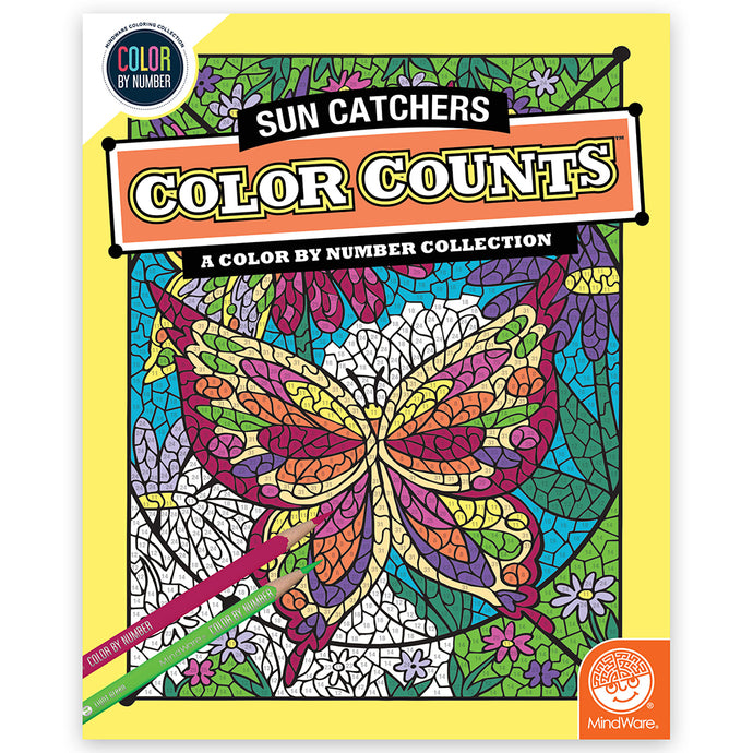 Sun Catchers Color Counts Color-by-Number Book 13774479