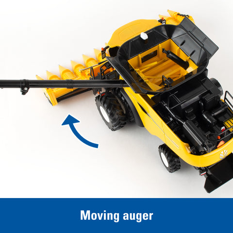 Ertl 1:32 New Holland CR9.90 Combine showing auger movement