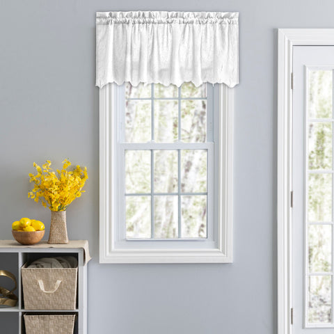 White Portland Valance