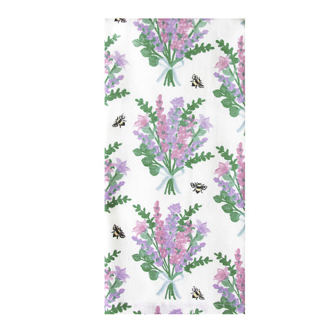 Lavender Bouquet Toss Dual Kitchen Towel 14096