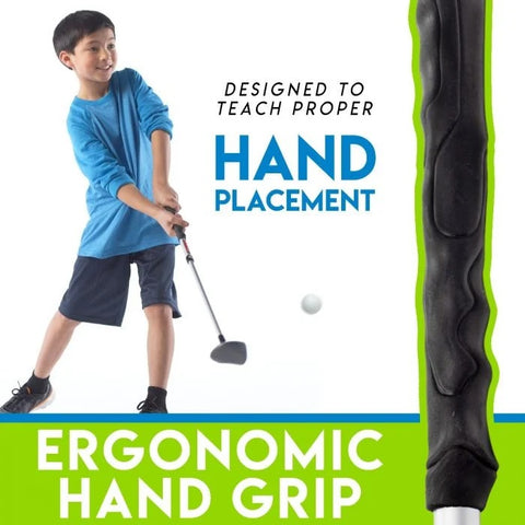 ergonomic hand grip designed to teach proper hand placement