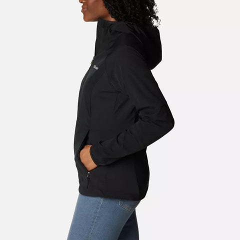 Side of Black Sweet As Softshell Hooded Jacket